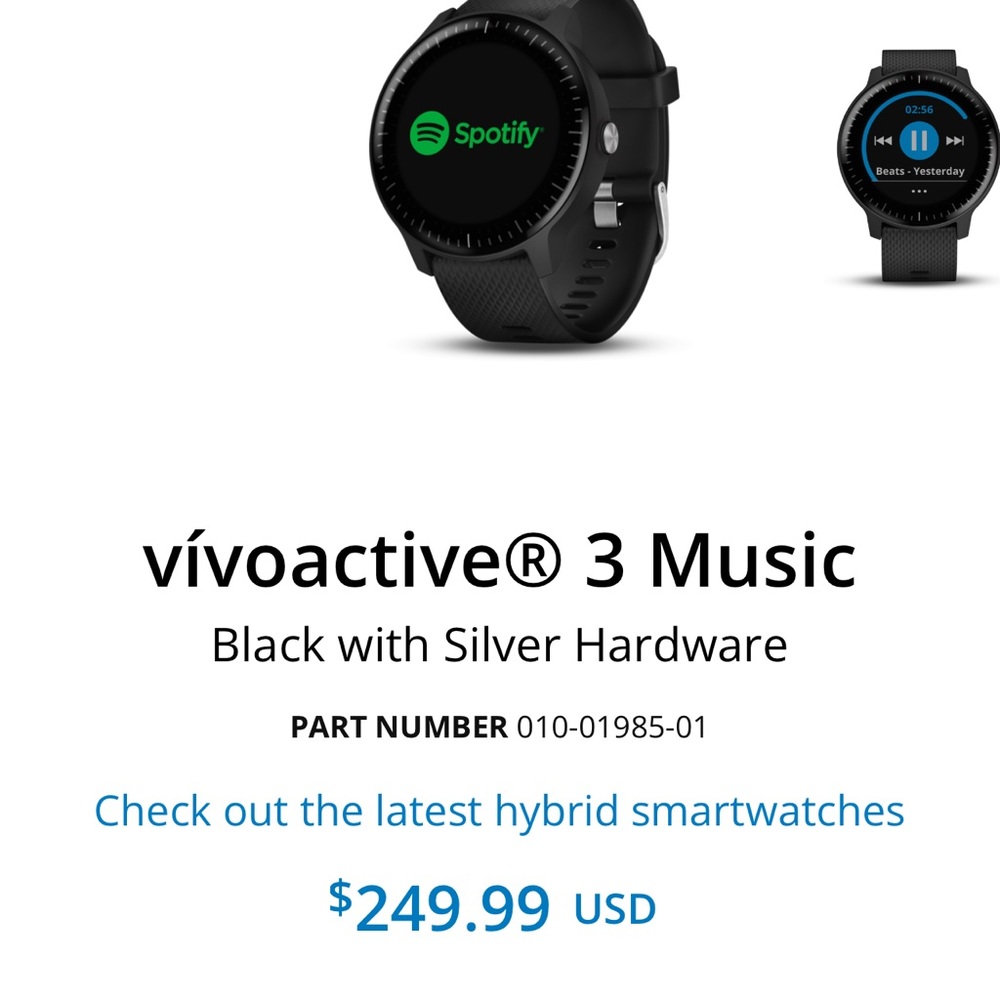 Garmin Vivoactive Music 3
